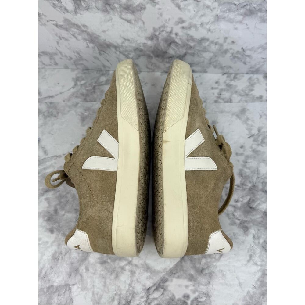 VEJA  Campo Suede Low-Top Sneakers Dune/White  Women’s Sz 8 - Picture 6 of 15